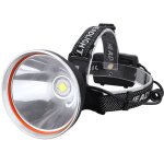 Lampe frontale � forte lumi�re chargeant la lampe de mineur ext�rieure de p�che � longue port�e p50 super ...