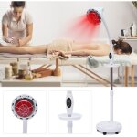 Lampe infrarouge avec support au sol pince th�rapie thermique inflammation lumi�re rouge 275w