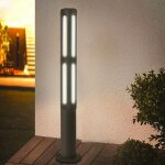 Pro et discount - lampe de jardin ext�rieur sur pied borne lumineuse aluminium 85cm 230v