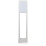 Borne lumineuse led v - tac 10 w, puce samsung, corps blanc, blanc chaud, ip65