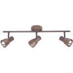 Lampe lave spot tube triple cuivre 3x r50, e14, 40w, adapt aux lampes  rflecteur (non incluses) chelle ...