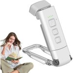 Lampe de lecture, 3 modes de couleur et 5 niveaux de luminosit� r�glables, [fonction minuterie et rechargeable ...