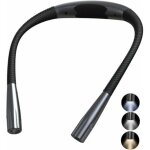 Lampe de lecture rechargeable de cou, liseuse lampe led, flexible lampe de lecture pour livre, 3 couleurs, ...
