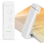 Lampe de lecture rechargeable � pince, 3 temp�ratures de couleur et 5 niveaux de luminosit�, compacte ...