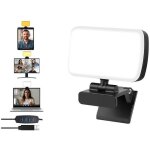 Lampe led 80 led pour visioconf�rence, 3 modes d'�clairage r�glables, temp�rature de couleur 3000k - ...