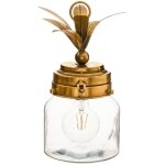Atmosphera - lampe led ananas dor h33cm crateur d'intrieur