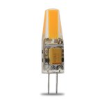 Lampe led g4 silicone 1w8 cob 12vdc blanc froid diamtre 10 mm