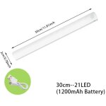 Lampe led sans fil avec d�tecteur de mouvement, luminaire d�coratif d'int�rieur, id�al pour une chambre ...