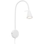 Briloner - lampe de lit led leuchten tusa, 5 w, 400 lm, ip20, blanc, mtal, incl. , 1x gu10, bras flexible, ...