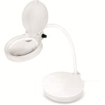 Logilink lampe loupe sur pied pour bureau, 8 & 36 dioptries, intensit� variable, petite taille wz0067 ...