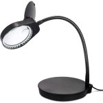 Lampe loupe sur pied 2 en 1 3x 10x loupe de lecture avec support led 38pcs loupe eclairante pour lumi�re ...