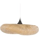 Lampe luminaire suspension design 64 cm en bambou e27 40w clairage pour salon cuisine ou salle  manger ...