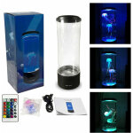 Lampe de m�duse intelligente avec t�l�commande, lampe de table de r�servoir de m�duses, lampes de table ...