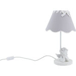 Lampe en métal avec ange Lampe en métal avec ange