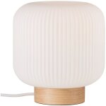 Lampe � poser milford verrerie nature (marron), h. 21. 5 - ip20 - e27 / nordlux int�rieur
