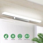Lampe miroir led 40cm, applique salle de bain 700lm 8w 6000k lampe miroir pour salle de bain miroir led ...