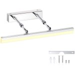 Lampe pour miroir led salle de bains ip44 14w 1170lm, r�glable angle applique lampe, armoire miroir int�rieure ...