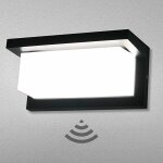 Vurahome - lampe murale led lampe d'ext�rieur avec capteur de mouvement luminaire ip65 imperm�able � ...