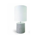 Kontarboor - lampe  poser noire et blanche / moderne / design 'pied graphique' en cramique