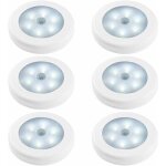 Lampes de nuit d�tecteur de mouvement, lot de 6 action activ�e capteur de luminosit� led lumi�res dans ...