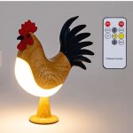 Lampe de nuit led avec t�l�commande, minuterie et diffuseur d'huiles essentielles - parfait pour chambre, ...