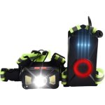 Lampe pectorale running, lampe course a pied �tanches ipx4, lampe de poitrine de course ultra lumineuse ...