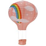 Lampe plafond lanterne papier 12 pouces d�coration f�te mariage abat jour ballon air chaud arc en ciel ...