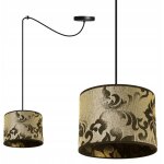 Lampe de plafond suspendu abat - jour motif araign�e dor�