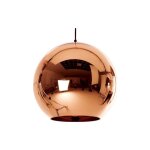 Privatefloor - lampe de plafond - suspension globe en m�tal - 25 cm - range bronze