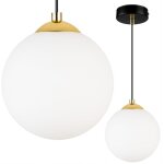 Lampe de plafonnier suspendu lampe de plafond boule dor�e chrome led