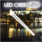 Lampe de poche de ciblage rechargeable ultra puissante avec led cree t6 15 w jusqu' 1 km