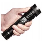 Lampe de poche militaire puissante t - 6 l - 19 tactical rescue