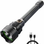 Lampe de poche rechargeable, torche longue port�e, �tanche ipx6, lampe de poche led ultra puissante pour ...