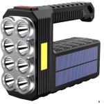 Lampe de poche solaire 8 led ? lampe torche portable rechargeable super lumineuse ? �quipement de travail ...