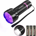 Lampe de poche uv 2 en 1 lampe torche, lampe lumi�re ultraviolette 395nm et lumi�re blanche 300lm, lampe ...