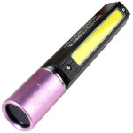 Lampe de poche uv 365 nm avec 3 led, rechargeable 2 en 1, lampe torche tactique led pour d�tection d'urine ...