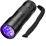 Lampe de poche uv d�tecteur de taches d'urine pour animaux de compagnie d�tecteur de lampe de poche � ...