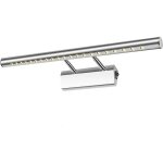 Lampe salle de bain mirroir led 5w applique murale lumi�re tableau �tanche ip44 r�glable 180�avec interrupteur ...