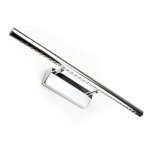 Lampe salle de bain mirroir led 5w applique murale lumi�re tableau �tanche ip44 r�glable 180�avec interrupteur ...