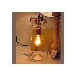 Millumine - lampe de salon à poser bocal verre confiture Millumine - lampe de salon à poser bocal verre confiture