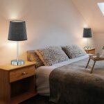 Lampes � poser, salon, lampe de chevet, liseuse, lampe � poser, noir, textile, m�tal, nickel mat, 1x ...