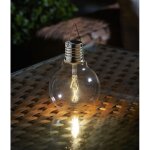 Lampe solaire ampoule vintage eureka 20 cm