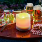 Lampe solaire bougie candle light