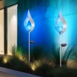 Lampes solaires pour d�coration de jardin ext�rieur lampe solaire lampe solaire d'ext�rieur, effet de ...