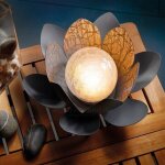 Lampe solaire d�corative fleur de lotus