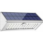 Lampe solaire ext�rieur 3000 lumens ip65 �tanche sans fil spot solaire lumi�re 4500mah, 46 led lumiere ...