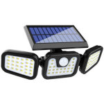 Lampe solaire ext�rieur 50w, etanche ip67 lumi�re solaire �clairage avec d�tecteur de mouvement, 360� ...