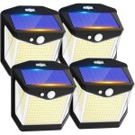 Lampe solaire exterieur d�tecteur mouvement - 248 led lumiere solaire exterieur ip65 etanche �clairage ...