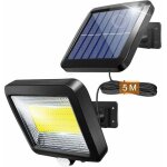 Lampe solaire ext�rieur avec d�tecteur de mouvements infrarouge, projecteur led ext�rieur avec detecteur, ...