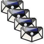 Lampe solaire exterieur detecteur de mouvement lumiere projecteur led �clairage mural d'ext�rieur spot ...